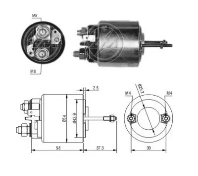Valeo  182461 Marş Otomatiği R21-Cncrd-Mng-Flash D9E127 SS3002 D9R105 D9R118 D9R121 CED533 D9E70 182461 D9E57 103489