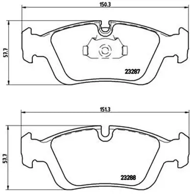 Valeo  671018 Fren Balatasi On Bmw E46 E36 91>05 MDB1901 34116761244 13046071092 GDB1348 34116761237 986494015 238440 4941 34112157616 34116756128