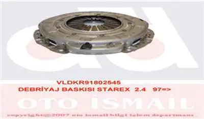 Valeo  802545 (X) Debriyaj Baskisi Starex  2.4   97=>   (Hdc51) 413004A020 JAPSFH00 413004A040 H210I12 3082633102 J2100315 J2100338 SFH00 3082633101 HYC712