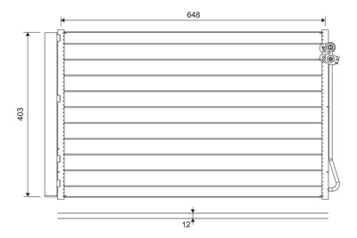 Valeo  822747 Klima Radyatoru Mercedes W447 B907 B910 A4478350070 M7171150 4478350070 941054 43746 KTT110601 350401 DCC1979 122044N 107928