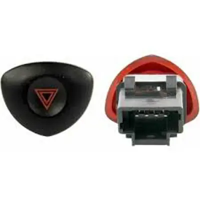 ZENON  RN7551 Dörtlü Flaşör Anahtari Clio Ii-Iii Kangoo Ii 08> (Fiş) 8200060036 359003310030 11991 70579900 8200442723 662334 8200634256 701004 V46730005 81616