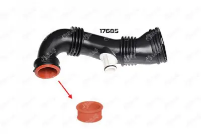 IBRAS  17680 Turbo Hortum Contasi Partner Tepee-P107-P206-P207-P307-P308-P1007-Expert Iii-C2-C4-Berlingo 1.6hdi 1434C8 9686311380 13717798147 2389006 30281SIL 5134 52581 81233 BTH1060 11140360001