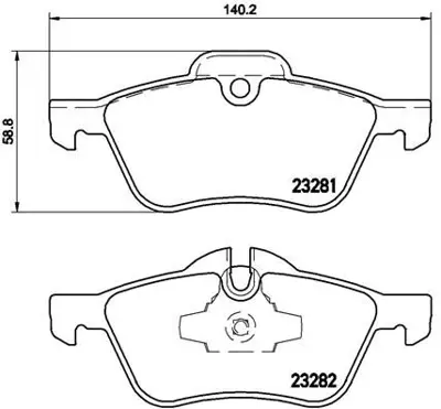 BREMBO GVA 4429166 Fren Balatasi On Mini R50 R52 R53 34116770332 34111503076 T1220 8225550 811017017 LVXL1002 8DB355009171 P06030 37279 GDB1476