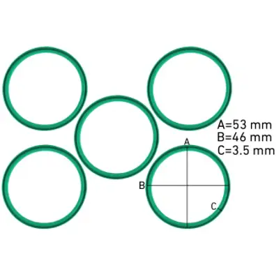 OEK  8201089106 Turbo Boru Oringi Clio 4-Megane 3-Fluence-Duster-Lodgy-Sandero-Captur-Lgn 3-Logan-1.5dci K9k Euro 5 8201089106 6000618817 628320 11984 GM95522467 95522467 279974045 A0279974045 31422396 76601005