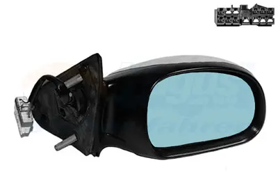 ART  MG012.2181 Cam Peugeot 406 1995-1999 Isitmali Mavi Cam Sağ 8151.T3