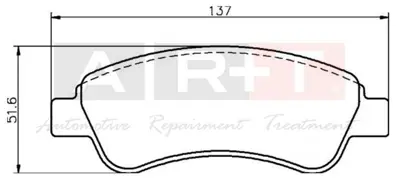 ART  A12.1727 Ön Fren Balatasi Corsa F 19> Crossland 17> C2 03> C3 09> Aircross 17> C4 04> C-Elysee 12> Xsara 96>  Berlingo 96> Partner 96> 206 00> 207 07> 208 12> 301 12> 307 00> 2008 13> 1007 05> Ds3 15> 1647863780 13046039942 SP488PR 1613193280 SKBP0010048 X41399 FBP1241 425382 284020 1617292380