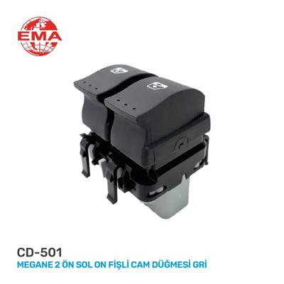 EMA CD-501 Cam Dugmesı On Sol Megane.Iı Cıftlı CD-0552 
