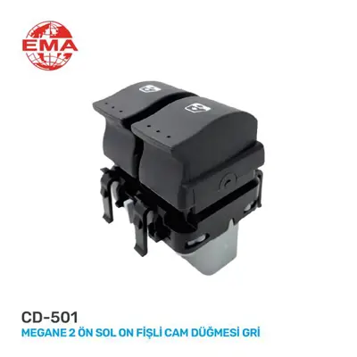 EMA CD-501 Cam Dugmesı On Sol Megane.Iı Cıftlı CD-0552 