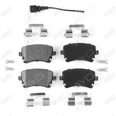 AYD 60026B Fren Balata Arka 10> T.Porter T5-Multıvan +fıs 573219B 301004 4F0698451H RA08191 JPP0907AF 4B3698451 25702 PCP1238 8E0698451H 7721