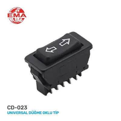 EMA CD023 Cam Acma Dugmesı Unıversal Oklu Tıp 