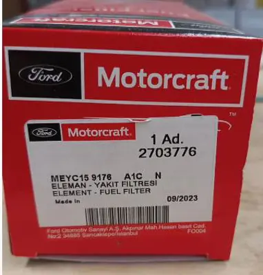 FORD MEYC15 9176 A1C Yakıt Filitresi MEYC159176A1C