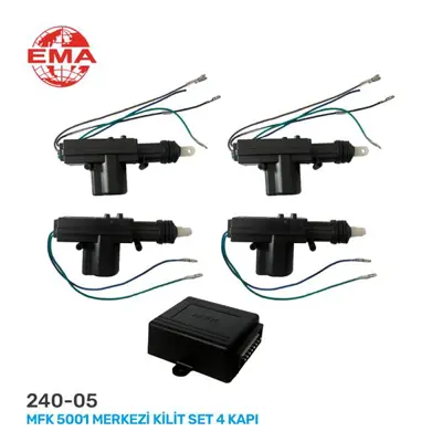EMA 240-05 Merkezi Kılıt Set - 4 Kapı Unıversal 240-05