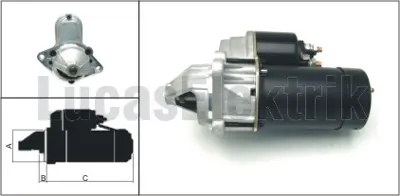 LUCAS LES0275 Mars Motoru 12v - 1.2kw - 10dıs Chevrolet Daewoo Fıat 1202137 8000188 DRS7120 FRS554 1112035 SX2107 130519102 8EA012527441 220354 MSN2602