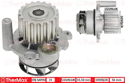 TherMax T01.204 Devirdaim Passat-A4-A6-Golf 5-Superb 2.0tdı (06-10) (Bkp-Bkd-Bre) 038121011G 038121011J 038121011H