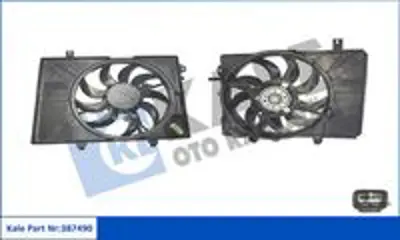 KALE  387490 Davlumbazli Fan Motoru Hyundai Getz 1.3l G4ea 02-05 / 1.6l G4ed 03-09 / 1.5l D3ea Crdi 03-05 2999185SX VNT280711 253801C150 5280711 2999187SX 253801C260 2999300SX 55280711 8251747 EV54M320
