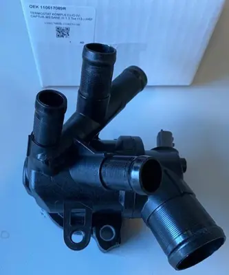 OEK  110617089R Termostat 95 °c Komple Renault Clio Iv 12> Captur 13>megane Iv 15>  Dacia Duster 13> Dokker 12> Nissan Qashqai Ii (J11) 15> 1.2 Tce (H5f) 110617089R 92857 16206 421150485 TE728295J 2822030075 465973 89395K 94857 OTH7089