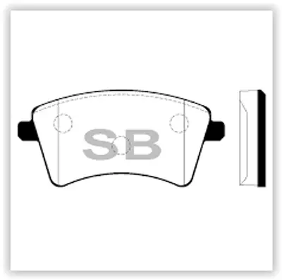 SANGSIN  SP4059 Fren Balatasi On Mercedes Citan W415 12> . Renault Kangoo Iii 08> 1.5dci 1.6 16v 410601334R 573284J WBP24693B 573284JC MDB2963 BBP2349 2469302 601010 573414J 4154210310