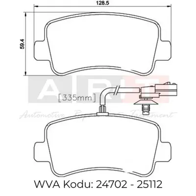 ART  A02.2191 Arka Balata Renault Master Iii 2.3 (10-) Movano B Arka 440600264R 440603321R