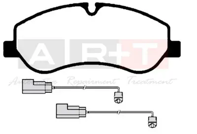 ART  A03.2661 Ön Balata Ford Transit V363 14> -Transit Custom 2.2 Tdci 12> Kablolu MEBK2J2K021AA BK212K021AA  1842632