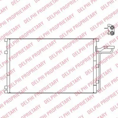DELPHI  TSP0225659 (X) Klima Radyatör Volvo S40 1.6 1.8 2.0 2.4 T5 05=> V50 05=> C70 2.4 2.4i T5 06=> C70 2.0d 08=> 30647931 30661957 31332302