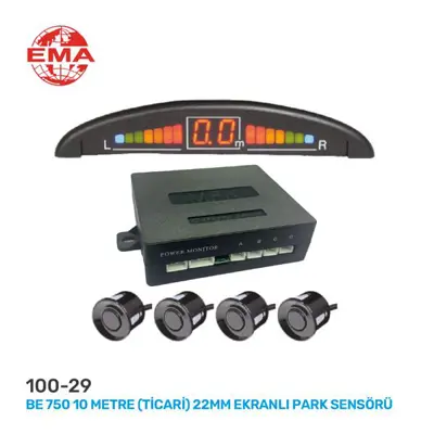 EMA  100-29 Park Sensörü Be-750 8 Metre 22 Mm Ekranli 