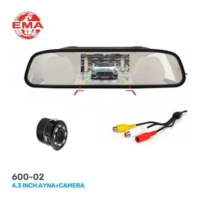 EMA  600-02 Ayna+kamera  (4.3 İnch) 
