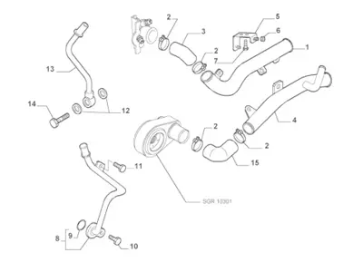 FIAT OPAR  504011419 Boru.Su Pompa              Dct 504011419