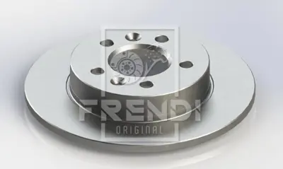FRENDI 1612024080 Arka Fren Aynasi Renault Laguna 94> Safrane 92> 2.0. 2.2td (264.7x10.5x5delik) 7700800003 7701204296 7701205845