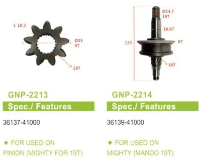 GENON  2213-2214 9 Dis Mighty (Mando) 36137 41000+36139 41000