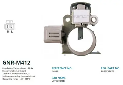 GENON  M412 24v Mazda Motorlu Is Makinasi (L S) VR H2009 193B IM846 A866X17872