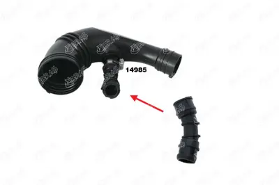 IBRAS  14945 Turbo Giriş Borusu Yeni Doblo 1.3 Mtj-Idea 1.2-Bipper-Nemo 1.3 Hdi 75 Hp 08=> 51848880