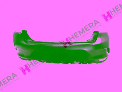 PULO F002C70567 Tampon Arka Siyah Sensörsüz Renault Megane Iv 2016-2019 850228743R 850105669S