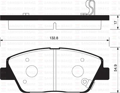 SANGSIN  SP1397 Balata Ön Disk Kia K5-Optima 10=> 581012TA00