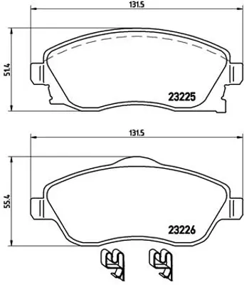 SANGSIN  SP1745 Ön Balata Combo C-Corsa C 1.3-1.7 Cdti  01=> Meriva 03=> Tigra 04=> 1605081 93176114 1605974 1605092