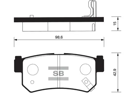 SANGSIN  SP2238 Ön Balata Discovery Iv 3.0 Td-5.0 V8 09=> Rangerover Sport 5.0 V8-3.0 Td (09-13) (Gdb1898) LR051626 LR026221 LR016962 WVA25021