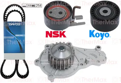 TherMax  T15.180 Triger Seti Devirdaimli Fiesta Fusion 02>08 1.4 Tdci C2-C3-Nemo-Bipper-206-307 1.4 Hdi Euro 4 02>  (144 Diş) (2s6q8a615ab-2s6q8591ba) 2S6Q8B596AB 1609524980 0831.T3