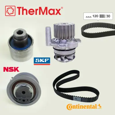 TherMax  T17.204 Devirdaimli Triger Seti Passat-Jetta-Golf5-Octavia-Toledo-A3-A6 2.0tdi (07-11) (Bkp-Bkd-Bre-Blb) (T) 03G198119A 03G198119E 03G198119C