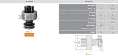 ZEN  1372 10 Dis Ford Cargo 1618 9002453078 9002453079
