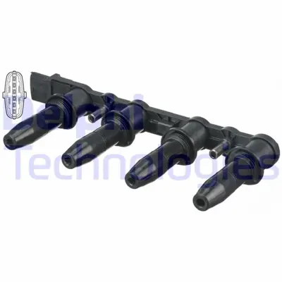 DELPHI 1235522306 Ateşleme Bobini Z16xep Astra H 1.6-1.8 04>corsa D 1.6t 97>meriva 1.6-1.8-1.6t 05>vectrac 1.6-1.8 06> IC1184 10458316 1208021 71779115 71739725 BAE608L RECSIC77003 80104801 48004 20470