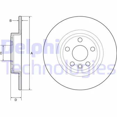DELPHI 1987352519 Fren Diski Arka Kaplamali Discovery Sport 14 > Jaguar Xf Ii X260 15> Xe X760 15> E-Pace X540 17> J9C1168 LR061388 15104V DF6947 24011004051 92293803 108585 DSK3123 450521120 BG4930C