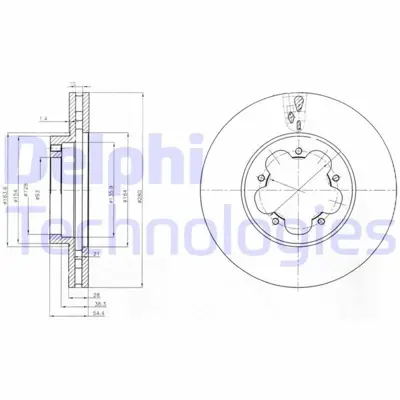 DELPHI 1987432539 On Fren Disk Aynasi Transit V347 06>14 O.Ceker Olcu (280×28) 1371394 F1017V DF4820S BS7112B 303972 6C111125BB 78BD56322 58447 986479C09 D6102110