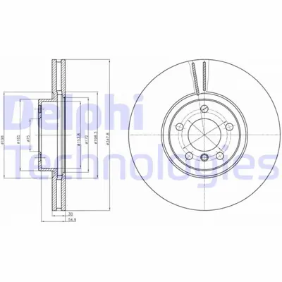 DELPHI 1987474208 Fren Diski On Bmw E70 E71 E72 F15 F16 34116793244 25099V 3155210005PD BG9063 ADC1755V V716 HP59037 986479436 1421464 B2040V
