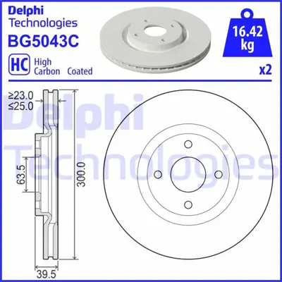 DELPHI 1987475099 Ön Fren Aynasi Ecosport  14> 2147409 BDS1614 MDC2932C BBD5625 56155 ADC4008V 355132721 DSK3523 D2187 BG5043C