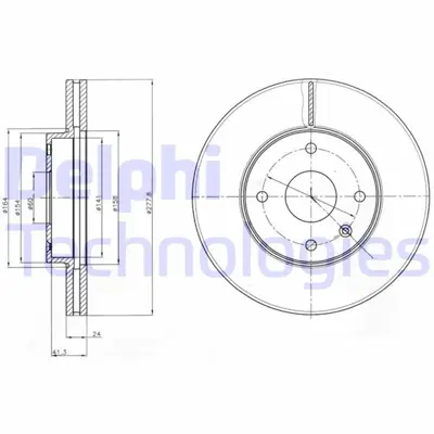 DELPHI 1987476947 Fren Diski (Çiftli Paket). Delikli Ön Chevrolet // Daewoo; Epica // Tosca 06/2006 > 96329364 8DD355117061 29155210011 9A91810 ADG043125 1815205018 562878BC 315018 FBD1888 1815315018