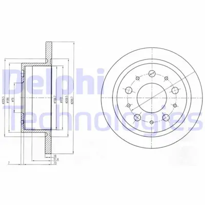 DELPHI 1987477162 Arka Fren Diski Boxer 06>ducato 06>jumper 06> 2.2d 2.3d 3.0hdi (300x16x5dl) 98659 BDA238610 522134 1607880680 424942 311946 416123 DSK2484 6282264 DF4750