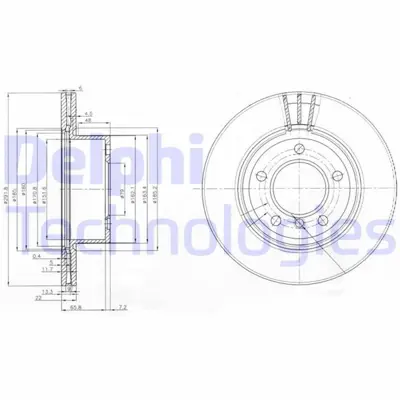 DELPHI 1987477576 Fren Diski On Bmw E81 E82 E87 E88 E90 34116854997 3155213063 150342420 755390 361302040128 82B0153 812011166 24946V 845208801 BN0170E