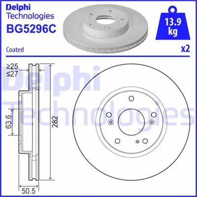 DELPHI 1987477915 On Fren Disk Ayna Focus Iv 17> 2305503 JX611125AEA 56034HC 986479F81 BV9470 108192 92303405 2208066 F1067VR 250131552