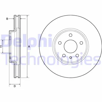 DELPHI 1987481046 On Fren Disk Ayna Yeni Mondeo V 15> DG9C1125AC 50104953 8DD355123161 RT21516GLT9 RT21516GL V1502 DG9C1125AE DG9C1125A4B H2MJ2C502BFA BG4702C