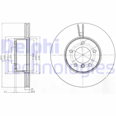 DELPHI 1987481600 Fren Diski On Bmw E90 F20 F30 E84 34116792219 6119410 34116783755 54761PRO DF29986C 6931HPS 30541 G2124203 DDF1717 54761