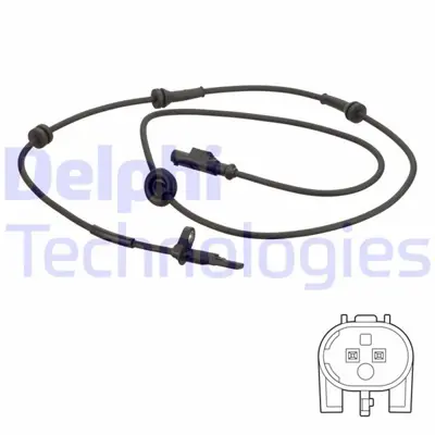 DELPHI 1ED 012 286-021 Abs Sensörü Punto-Punto Van 09-1999-03-2012 51737851 46837689 XABS682 30616 8050302 VE701402 34638 106266 84538 CSG9538